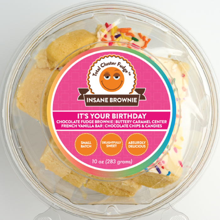 TCF Brownie Tub Its Your Birthday