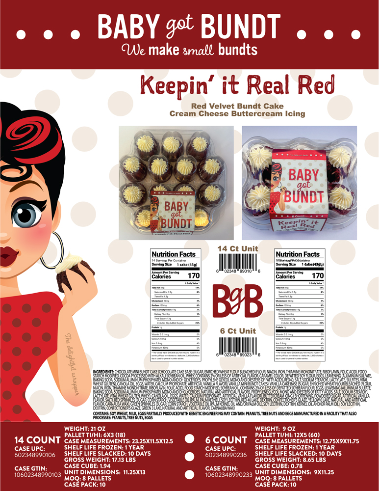 TCF Sell Sheet Baby got Bundt Keepin It Real Red