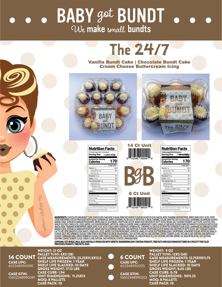 TCF Sell Sheet Baby got Bundt The 24 7